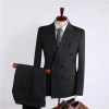 Groom's suit set, men's three-piece set, slim-fit Korean business professional formal wear, best man's suit, wedding dress suit Specification image